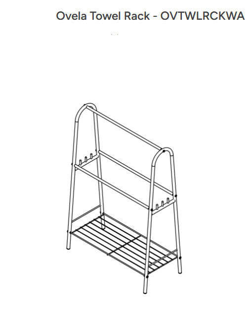 Ovela Towel Rack - OVTWLRCKWA