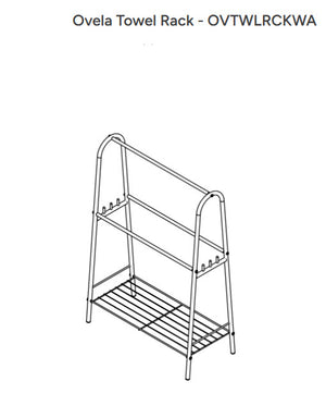 Ovela Towel Rack - OVTWLRCKWA