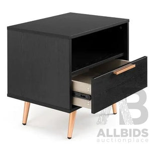 SHANGRI-LA Vienna Bedside Table SLBSTB1DBGA