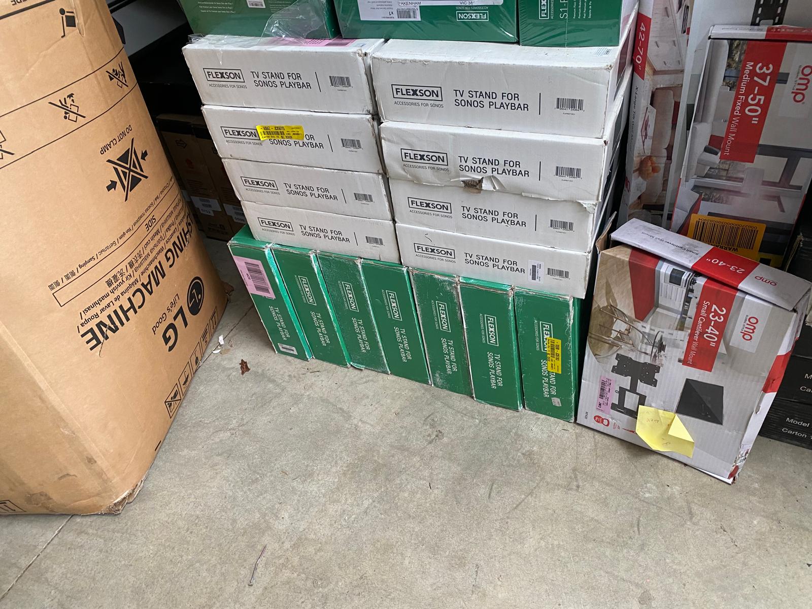 Bulk Lot Brand New TV / Soundbar brackets approx $70000 retail worth - Refurbished Electronics at Tydi NZ