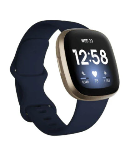 Fitbit Versa 3 Champagne / Blue