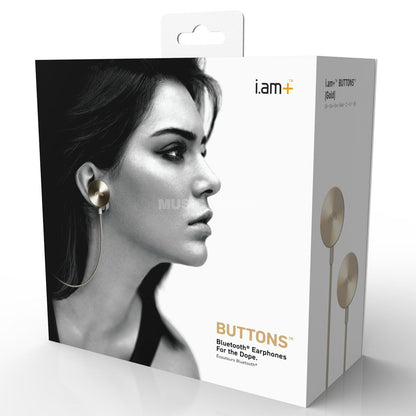 i.am+ BUTTONS Bluetooth Earphones Gold