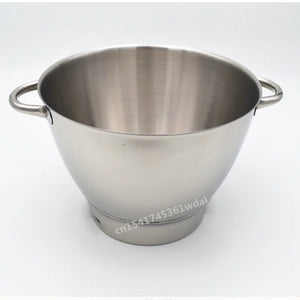 Stainless steel mixing bowl suitable for KENWOOD KMC010 KMM030 KVC3100