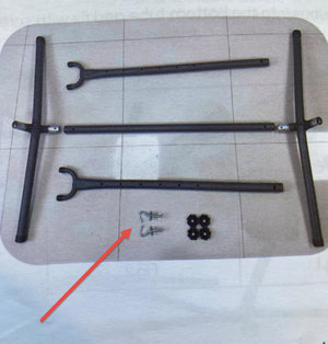 Komodo - Double Cotton Hammock with Space Saving Steel Frame - Tropical