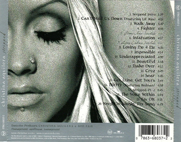 Christina Aguilera Stripped