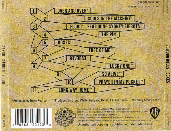 Goo Goo Dolls - Boxes