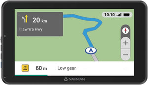NAVMAN MiCam Truck 7-inch Dash Cam with GPS Unit, Black