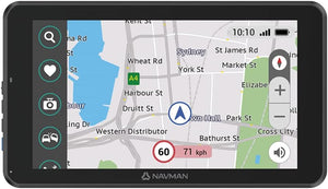 NAVMAN MiCam Truck 7-inch Dash Cam with GPS Unit, Black