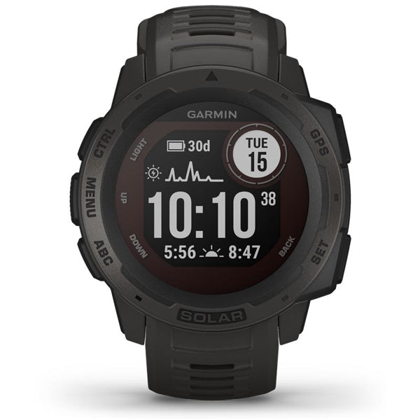 Garmin Instinct Solar Smartwatch Graphite