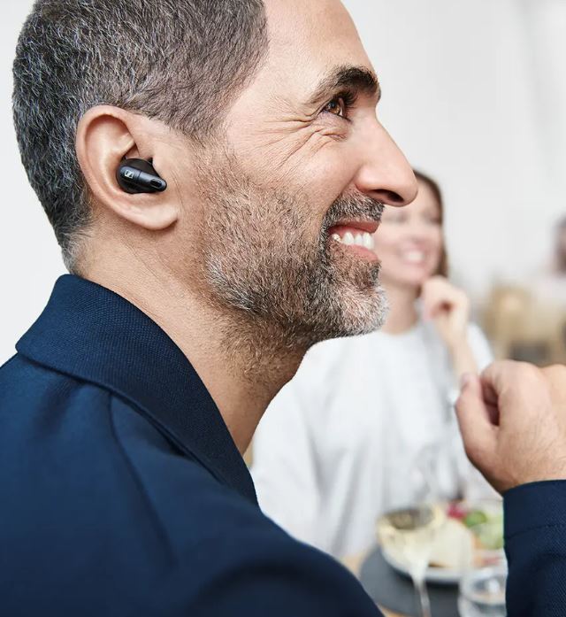 Sennheiser Conversation Clear Plus TWS Hearing Solution (Black)