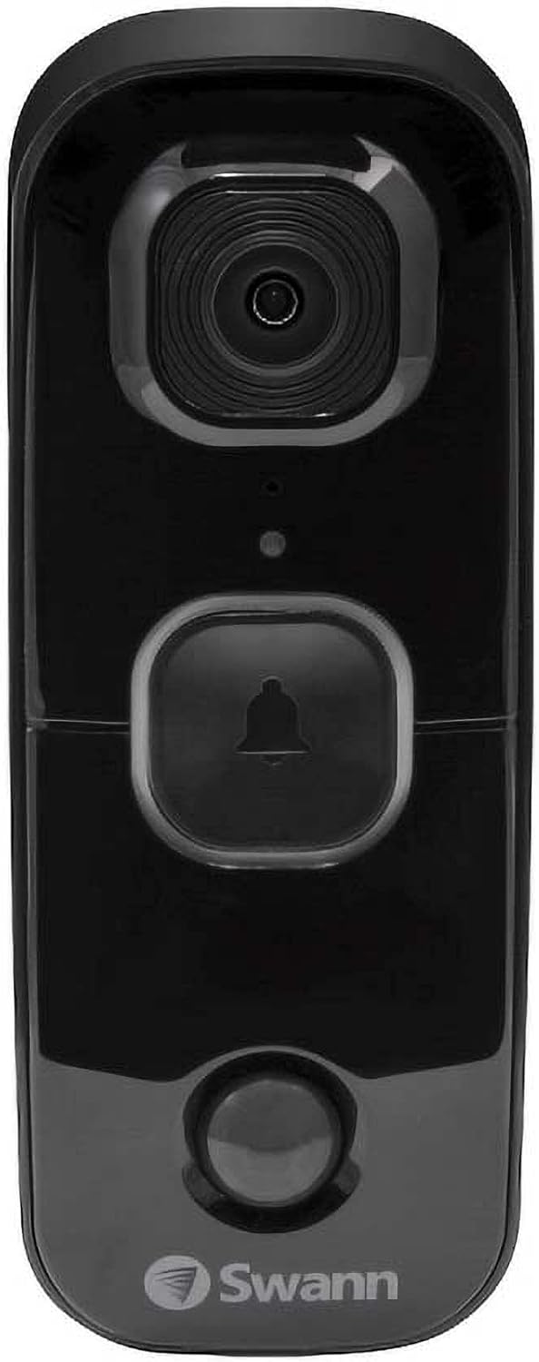 Swann Camera Wi-Fi Buddy Security Camera-1080p HD Video Doorbell,Two-Way Audio,Motion Detection,Nigh