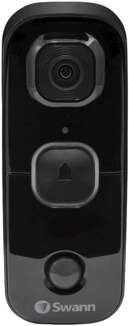 Swann Camera Wi-Fi Buddy Security Camera-1080p HD Video Doorbell,Two-Way Audio,Motion Detection,Nigh