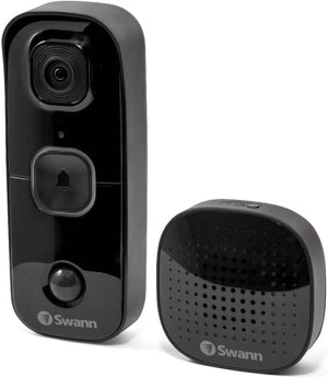 Swann Camera Wi-Fi Buddy Security Camera-1080p HD Video Doorbell,Two-Way Audio,Motion Detection,Nigh