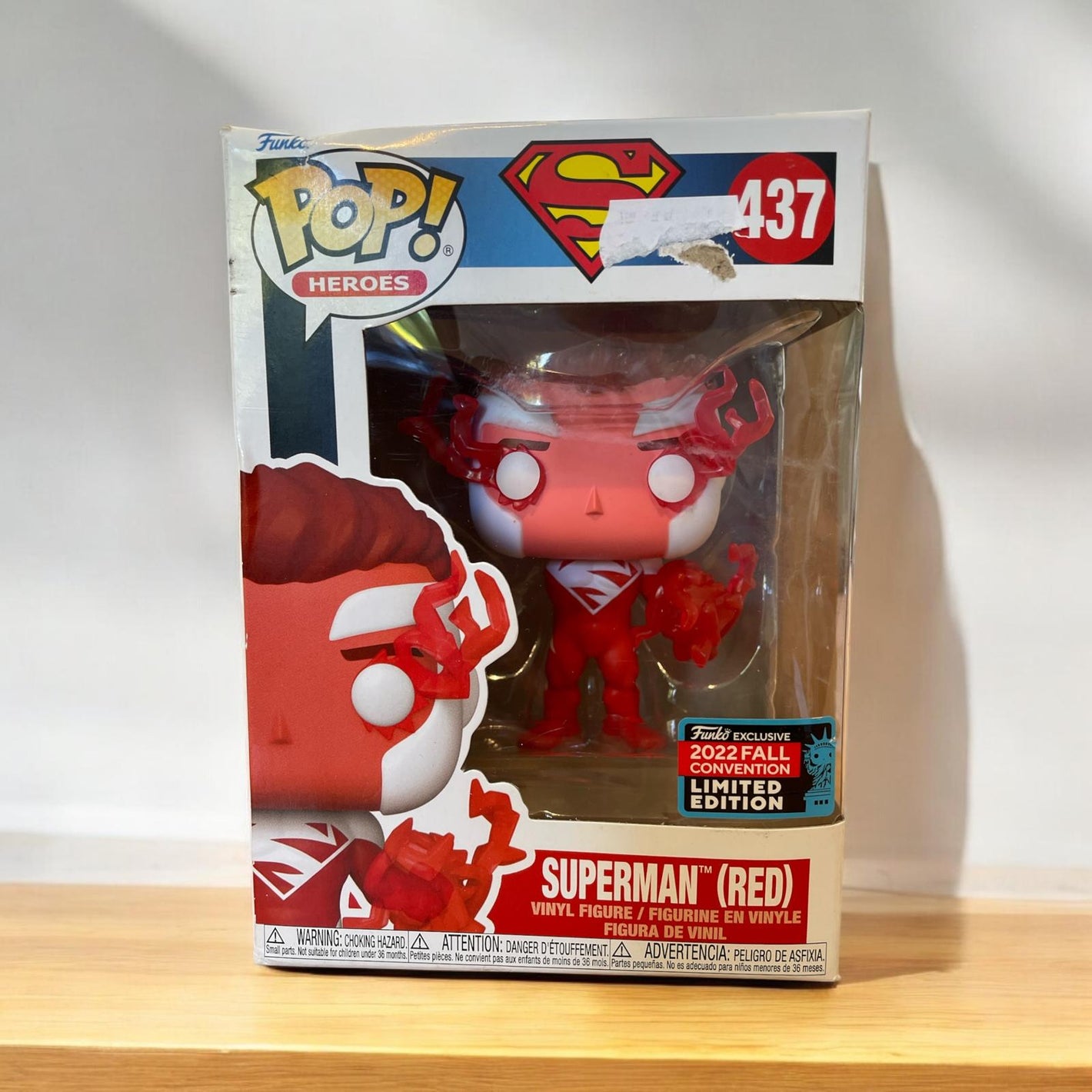 Funko POP! Heroes: DC - Superman - (Red)