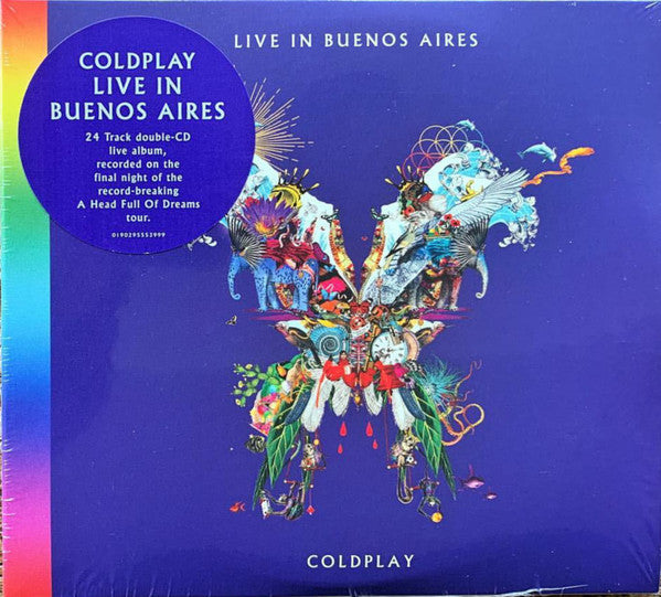 Coldplay ~ Live In Buenos Aires Brand New & Still Sealed 2 CD 2018