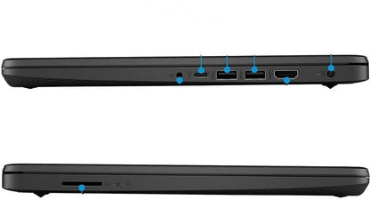 HP 14" HD Touchscreen Laptop, AMD Ryzen 3 5300U Processor, 8GB RAM 256GB SSD, Wi-Fi, Bluetooth, HDM