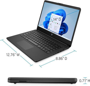HP 14" HD Touchscreen Laptop, AMD Ryzen 3 5300U Processor, 8GB RAM 256GB SSD, Wi-Fi, Bluetooth, HDM