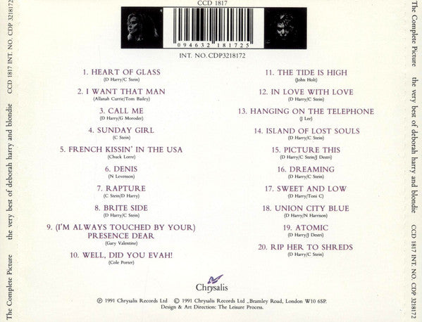 The Complete Picture - The Very Best Of Deborah Harry And Blondie