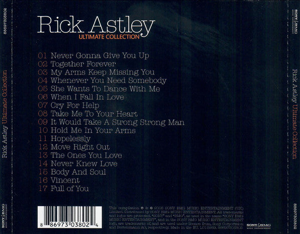 Rick Astley - Ultimate Collection