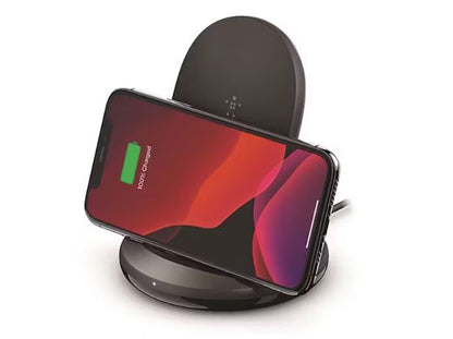Belkin BoostCharge 15W Wireless Charging Stand - Black