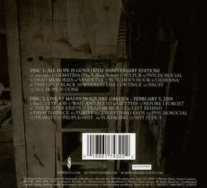 SLIPKNOT - ALL HOPE IS GONE (10TH ANNIVERSARY) 2 CD