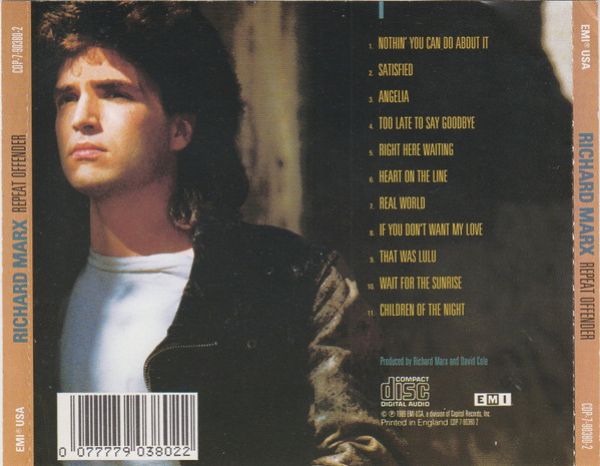 Richard Marx – Repeat Offender