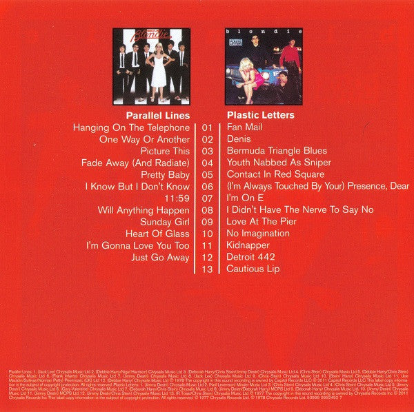 Blondie – Parallel Lines / Plastic Letters