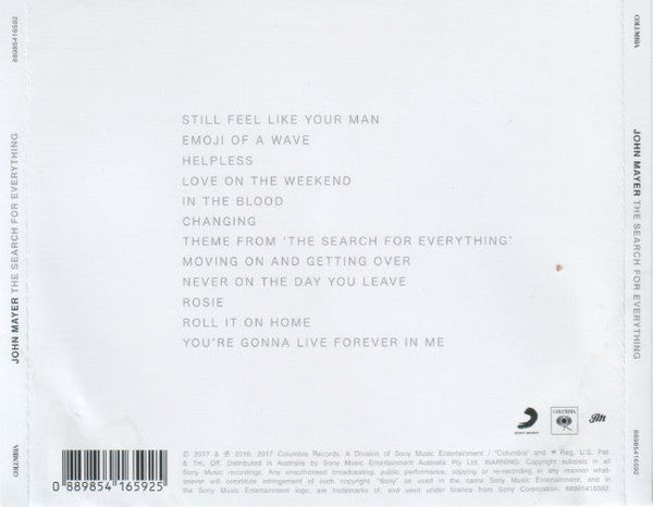 John Mayer – The Search For Everything