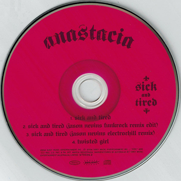 Anastacia – Sick And Tired