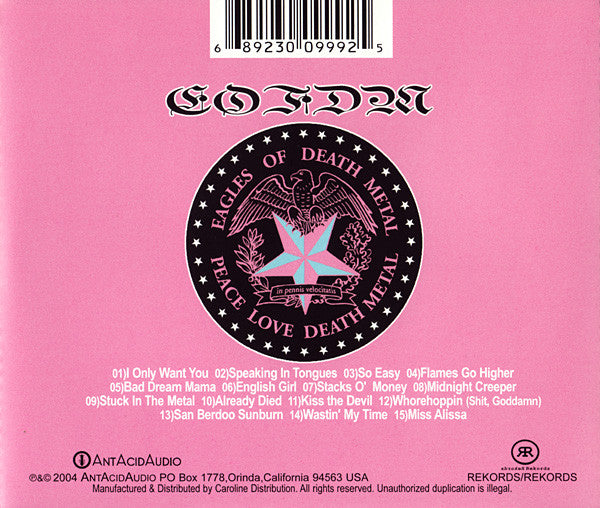 Eagles Of Death Metal – Peace Love Death Metal