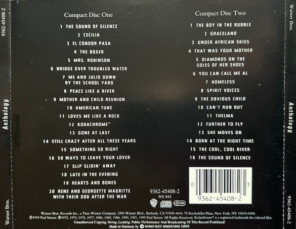 Paul Simon – The Paul Simon Anthology