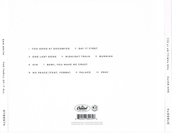 Sam Smith - The Thrill Of It All