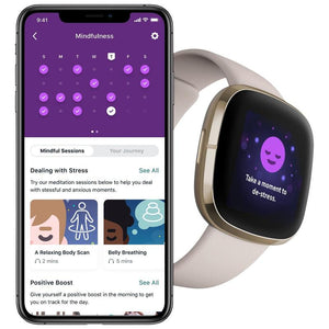 Fitbit Sense  Advanced Smartwatch with Tools for Heart Health, Stress Management & Skin Temperature