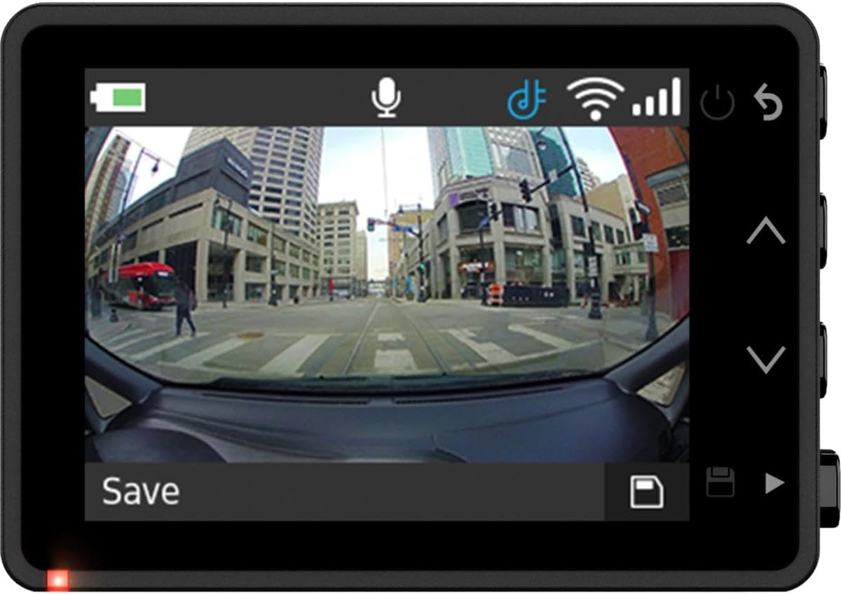 Garmin Dash Cam 67W, 1440p and Extra-Wide 180-degree FOV, Monitor Your Vehicle While Away w/New Conn