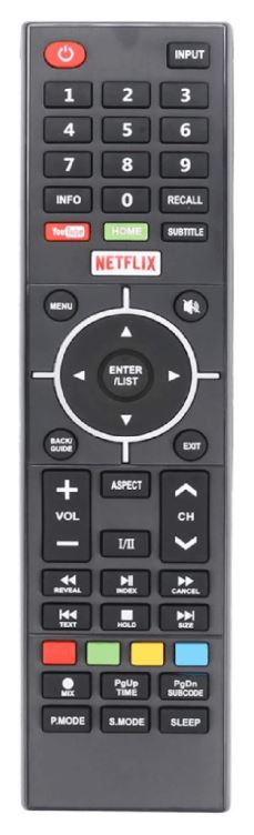 Replacement Remote fit for Kogan MU8010 Series Smart LED TV