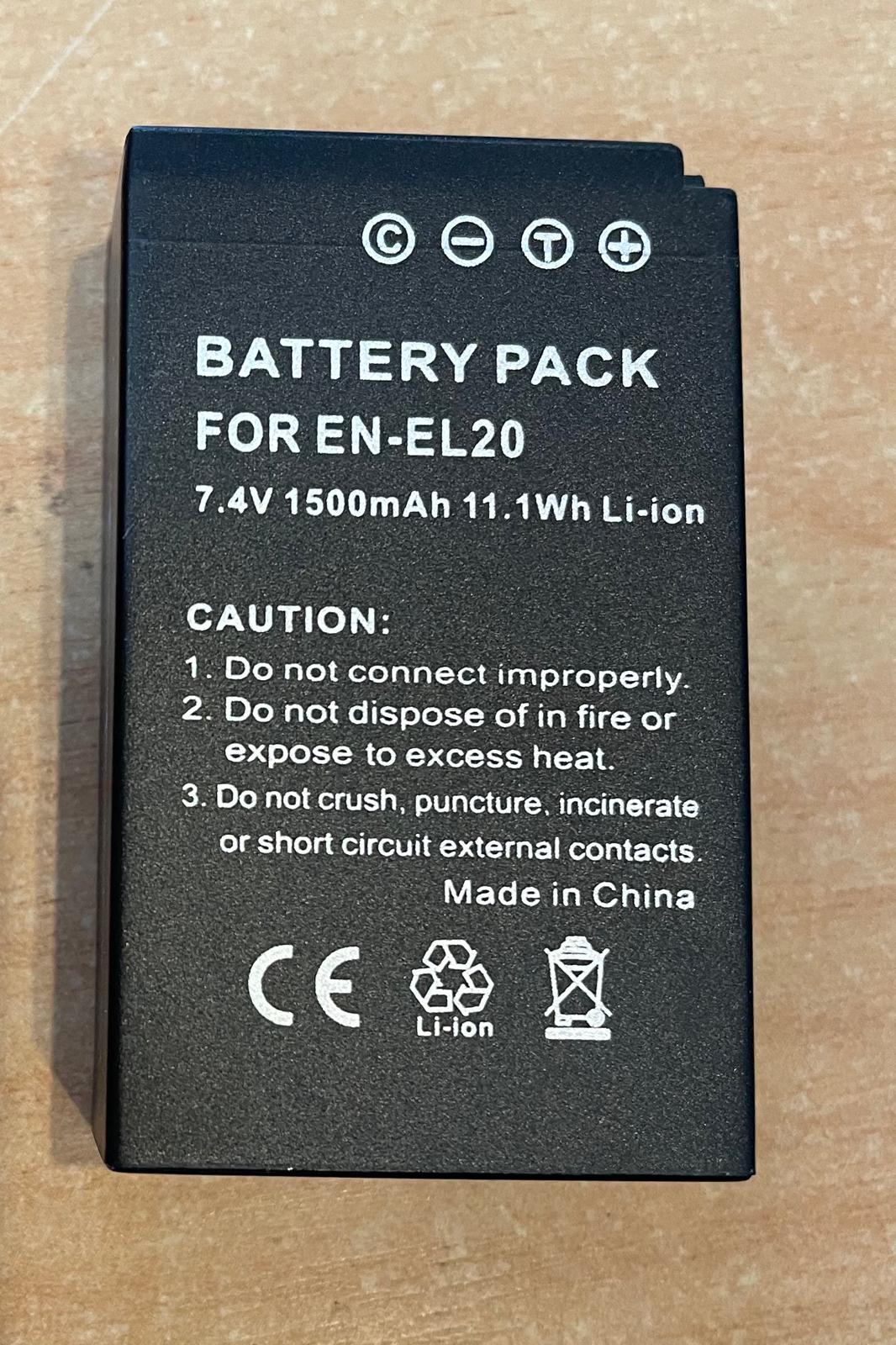 INCA Nikon EN-EL20 LiIon Rechargeable battery