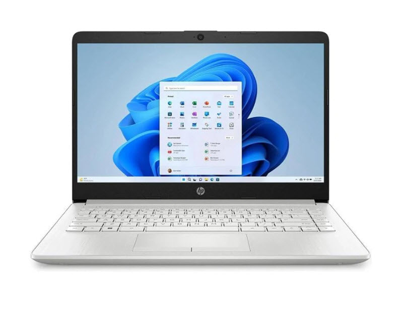 (6X0L5PA) HP Laptop 14s-DQ0523TU 14" Laptop Celeron N4120, 4GB 64GB eMMC Win 11 S B100%