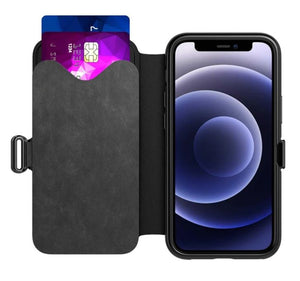 Tech21 Evo Wallet Case for iPhone 12 Pro Max Two Card Slots - Black