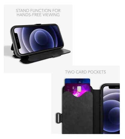 Tech21 Evo Wallet Case for iPhone 12 / 12 Pro Two Card Slots - Black