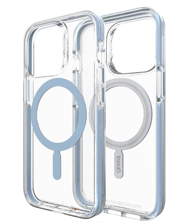 Zagg Gear4 Santa Cruz Case for iPhone 13 (Clear/Blue)