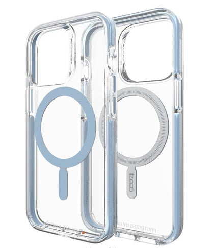 Zagg Gear4 Santa Cruz Case for iPhone 13 (Clear/Blue)