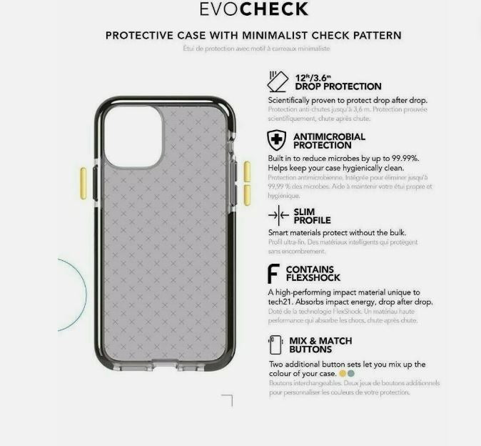 Tech21 iPHONE 11 PRO MAX Smokey Black case