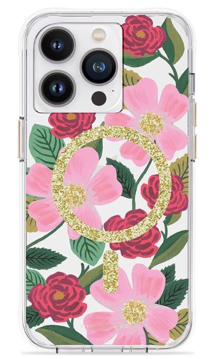 Rifle Paper Co. iPhone 14 Pro Case - Rose Garden