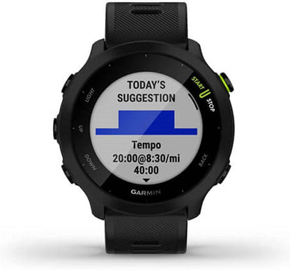 Garmin Forerunner 55 GPS Smart Watch - Black