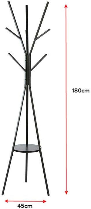 Ovela 9 Hook Coat Hanger Stand - (OVSTNDCL9WA .