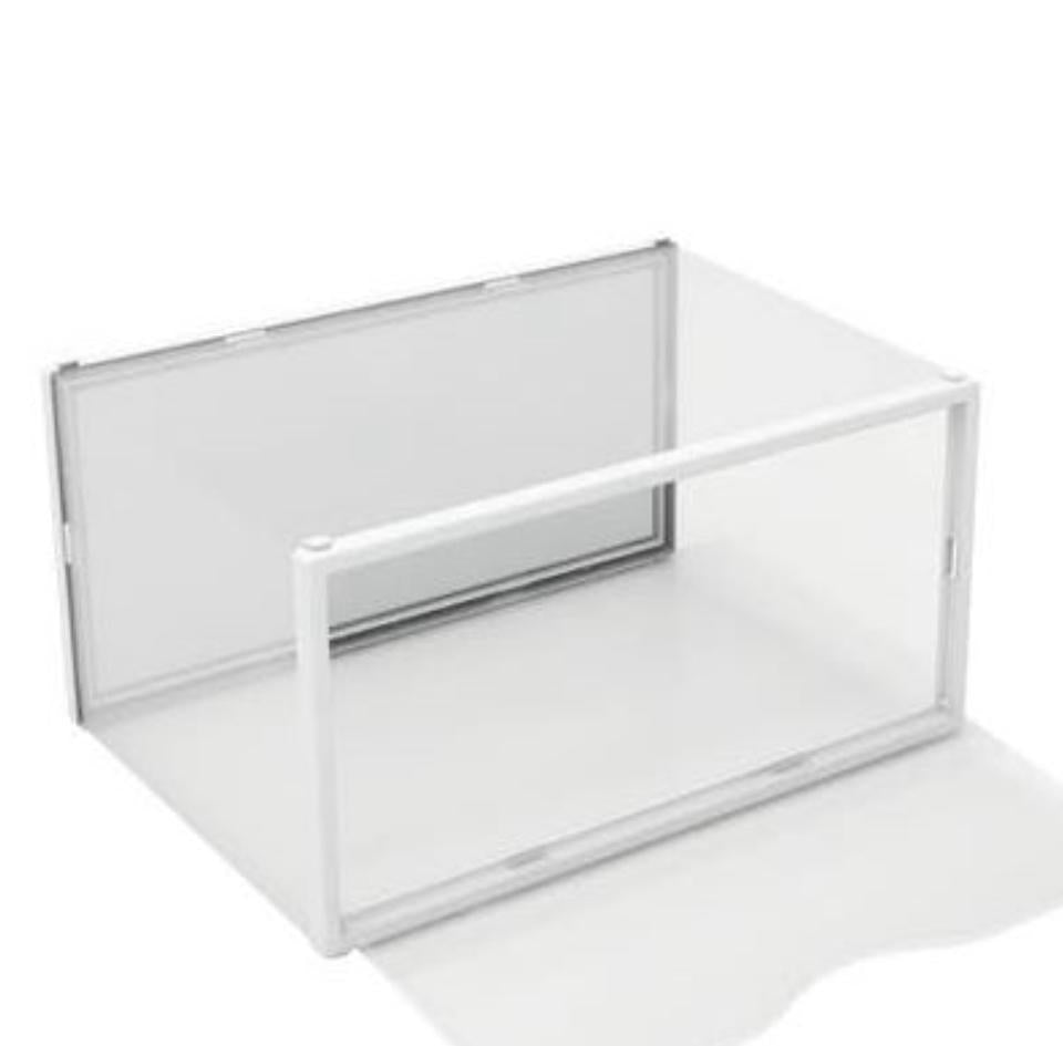 Ovela Shoe Storage Display Box Side Drop