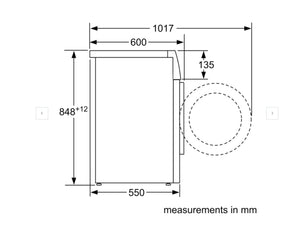 Bosch Serie 4 8kg Front Loader Washing Machine WAN24121AU