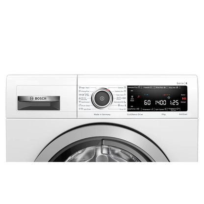 Bosch Series 8 Washing machine, front loader 9 kg 1400 rpm WAV28M40AU