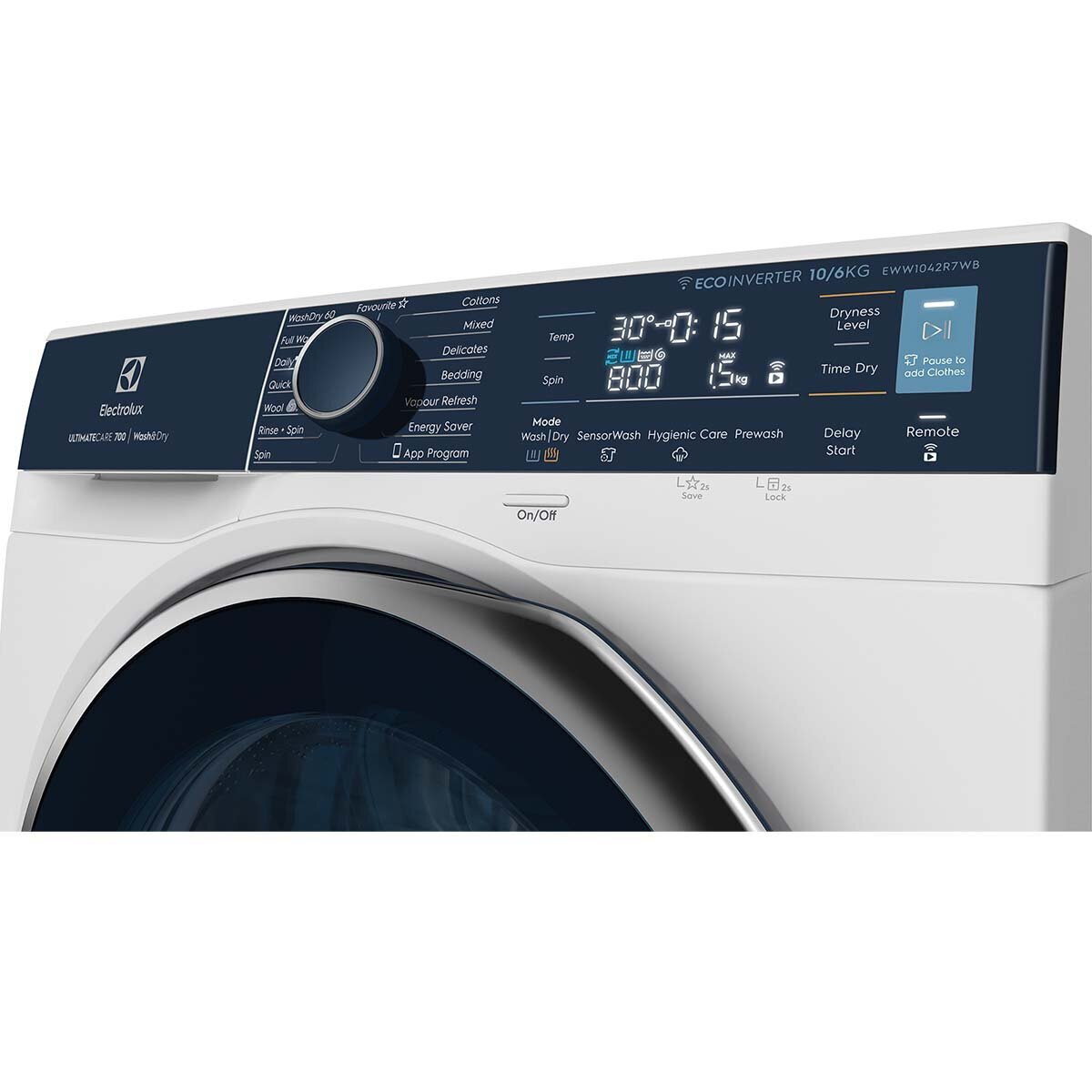 Electrolux 10kg/6kg Washer Dryer Combo with SensorWash EWW1042R7WB