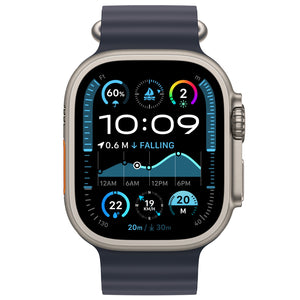 Apple Watch Ultra 2 49mm Titanium Case GPS + Cellular (Alpine Loop, Blue, M)